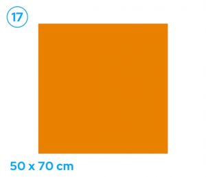 Papír barevný 50 x 70cm oranžový