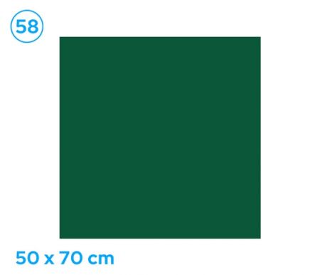 Papír barevný 50 x 70cm zelený tmavě