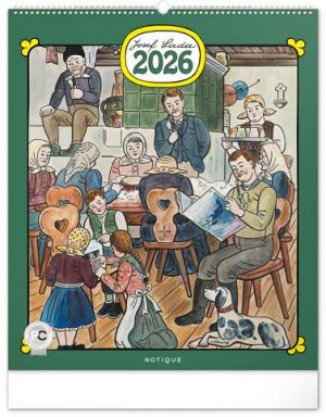 Kalendář nástěnný Josef Lada 2026, 48 x 56 cm / PGN-35190-L