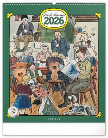 Kalendář nástěnný Josef Lada 2026, 48 x 56 cm / PGN-35190-L