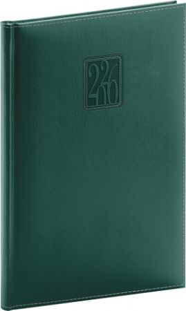 Diář týdenní Panama 2026, zelený, 15 x 21 cm / PGD-TA5PA-6389