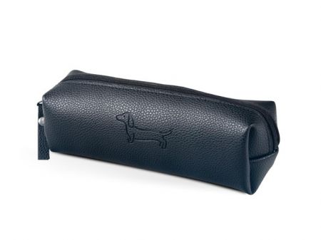 Penál etue mini cube Sausage Dog black 5,5x,5,5x19cm