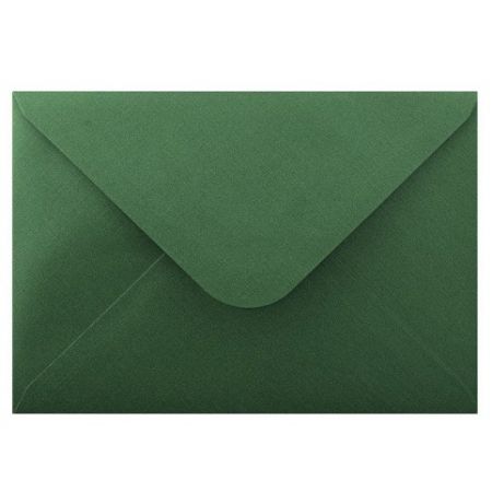 Obálka C6 11,2x15,8 cm metalická s ražbou, zelená