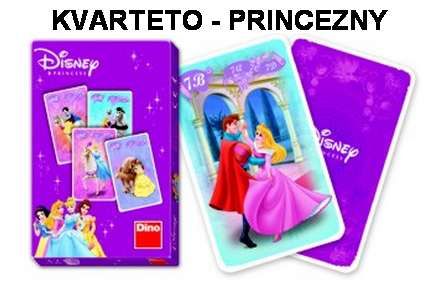 DINO-Karty kvarteto - Princezny