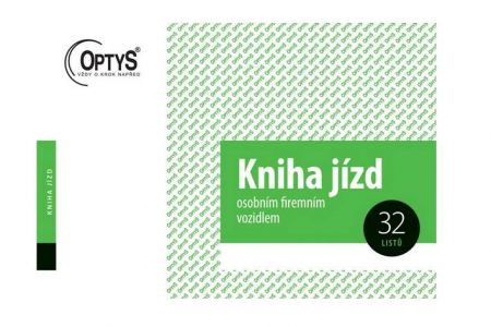 Kniha jízd firemního vozidla, A6, 32 listů, OPTYS 1172