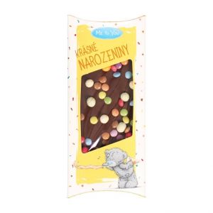 ALBI Barevná čokoláda Me to You - Krásné narozeniny