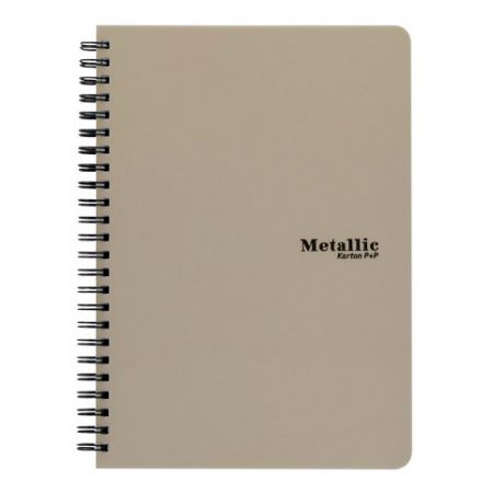 Blok twin wire A5, Metallic zlatý