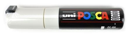 Posca PC-8K akrylový popisovač 8 mm, bílý