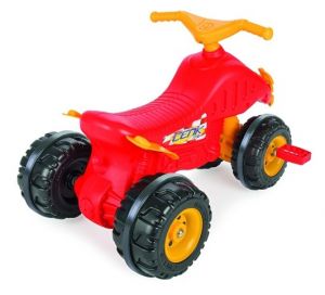 Čtyřkolka šlapací ATV červená