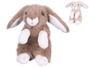 Zajíček plyšový 20cm sedící 0m+