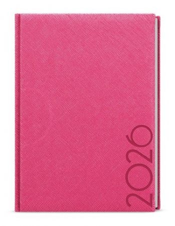 Diář denní - David - Tora - A5 - růžová 2026 / 20,5cm x 14,3cm / BDD13-51-26