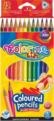 Colorino pastelky 12ks trojhranné