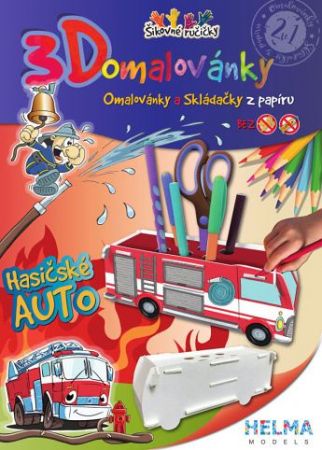 3D omalovánky SD28 Hasičské auto