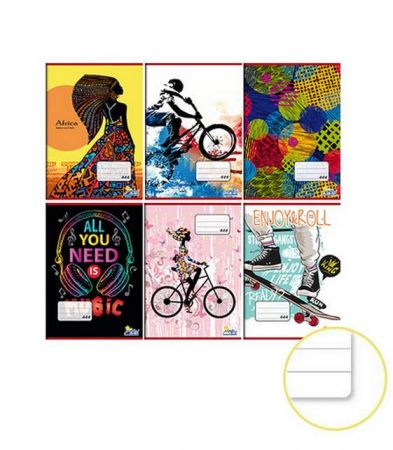 Sešit 444/A4 40 listů, linka, bezdřevý