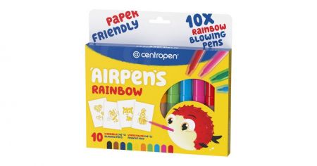 CENTROPEN Foukací fixy 10 barev sada RAINBOW 1500/10