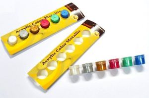 Akrylové barvy na keramiku a sklo 6 barev