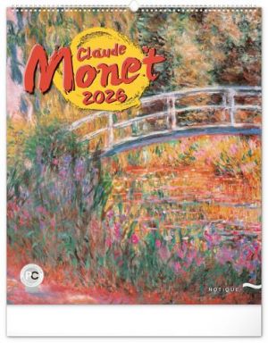 Kalendář nástěnný Claude Monet 2026, 48 x 56 cm / PGN-35188-L