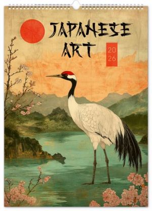 Kalendář nástěnný Vintage plakáty – japonské umění 2026, 33 x 46 cm / PGN-35186