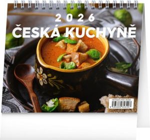 Kalendář stolní Česká kuchyně 2026, 16,5 x 13 cm / PGS-35340