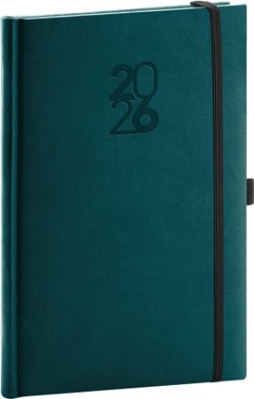 Diář týdenní Aprint Top 2026, petrolejový, 15 x 21 cm / PGD-TA5AT-6730