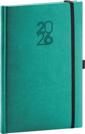 Diář týdenní Aprint Top 2026, tyrkysový, 15 x 21 cm / PGD-TA5AT-6002