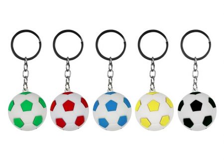 Klíčenka fotbalový míč mix barev 35 mm