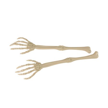 Dekorace kostra ruky 2 ks