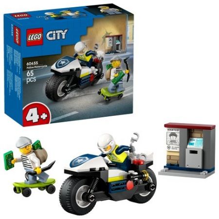LEGO® City 60455 Honička na policejní motorce