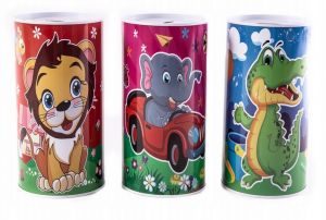 Pokladnička plechová zvířátka