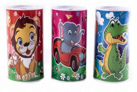 Pokladnička plechová zvířátka