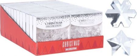 Akrylové sněhové vločky balení box 60gr