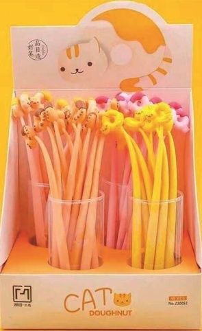 Gelová tužka CAT gel pen 0.5mm balení Silicon