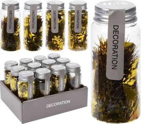 Konfety 40g zlaté 40g mix 4 designy