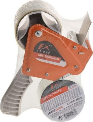 Ruční odvíječ lepící pásky + 2 lepící pásky