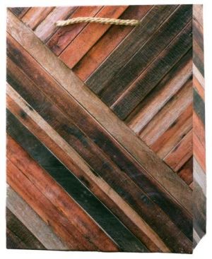 Taška dárková 826 M 250g Wood 320x260x120mm