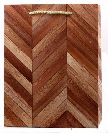 Taška dárková 826 S 250g Wood 230x180x120mm