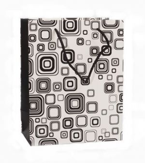 Taška dárková geometrické vzory 848 M 320x260x120mm