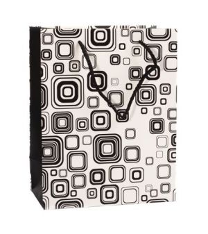Taška dárková geometrické vzory 848 S 193x180x100mm