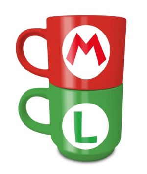 Set hrnků Super Mario (Mario/Luigi)