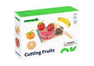 Dřevěná sada krájení ovoce