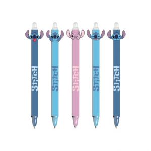 Stitch gumovací gelové pero modré DPL30