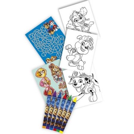 Tlapková patrola pracovní listy s barvami