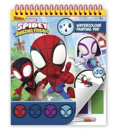 Spidey blok k omalovánkami a barvami