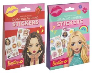 Diamantové malování Besties - samolepky 2 druhy