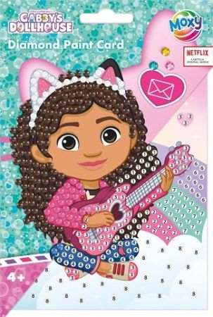 Diamantové malování přání s obálkou Gábinčin kouzelný domeček