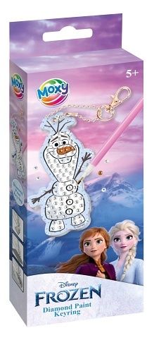Diamantové malování Ledové králoství - výroba klíčenky