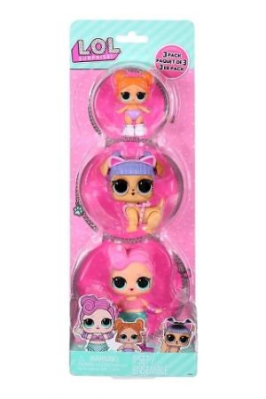L.O.L. Surprise! 3balení – Panenka, Zvířátko a Miminko