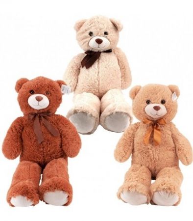 Plyšový medvěd s mašlí 100 cm