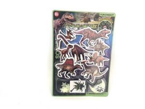 Dinosauři + hvězdičky svítící ve tmě