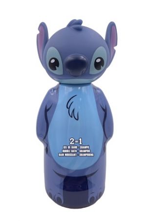 Pěna do koupele + šampón Stitch s přísavkou 2v1 2x 300 ml